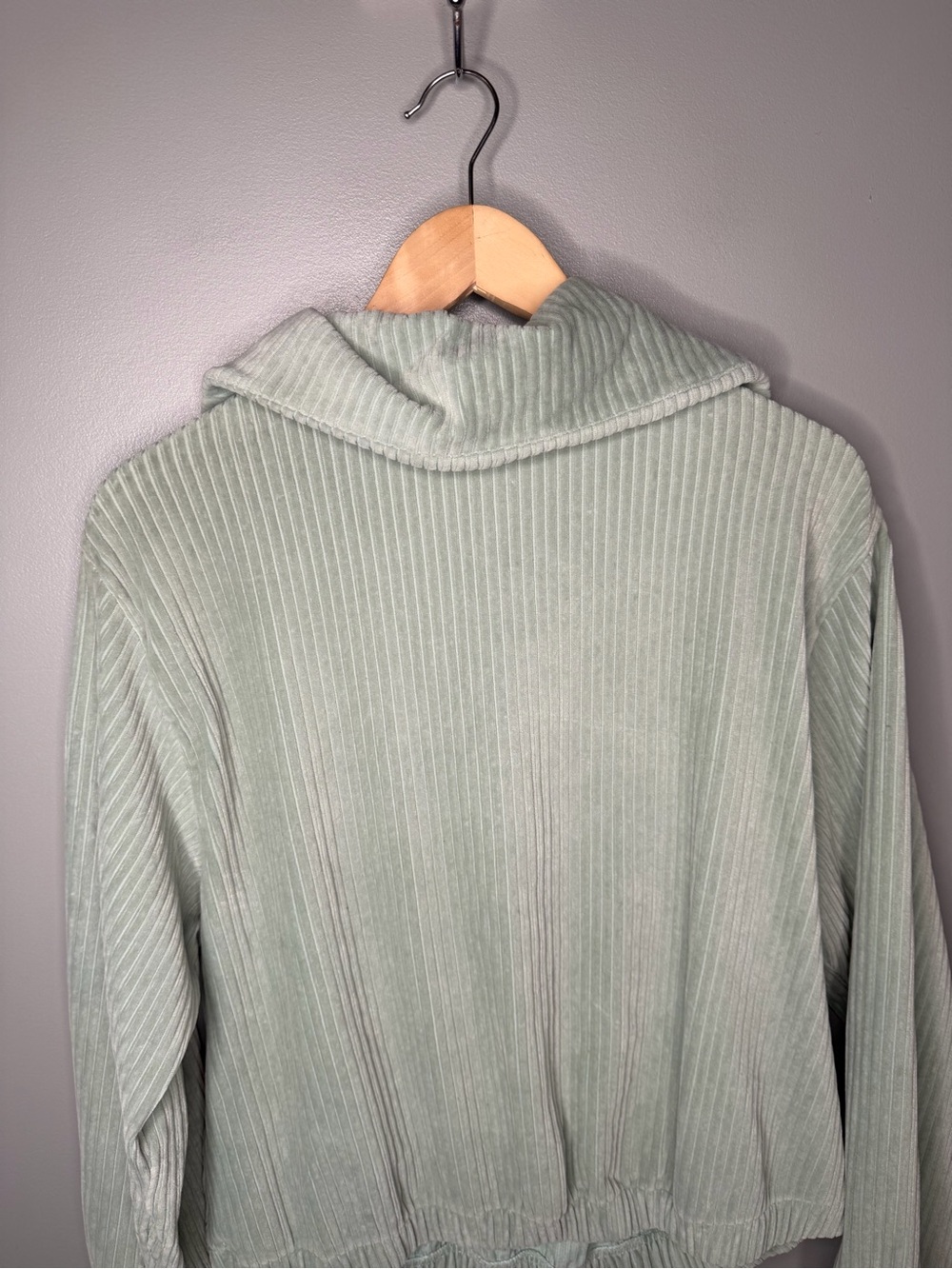 Free People Serena Corduroy Pullover - Sea Mist - Picture 6 of 10